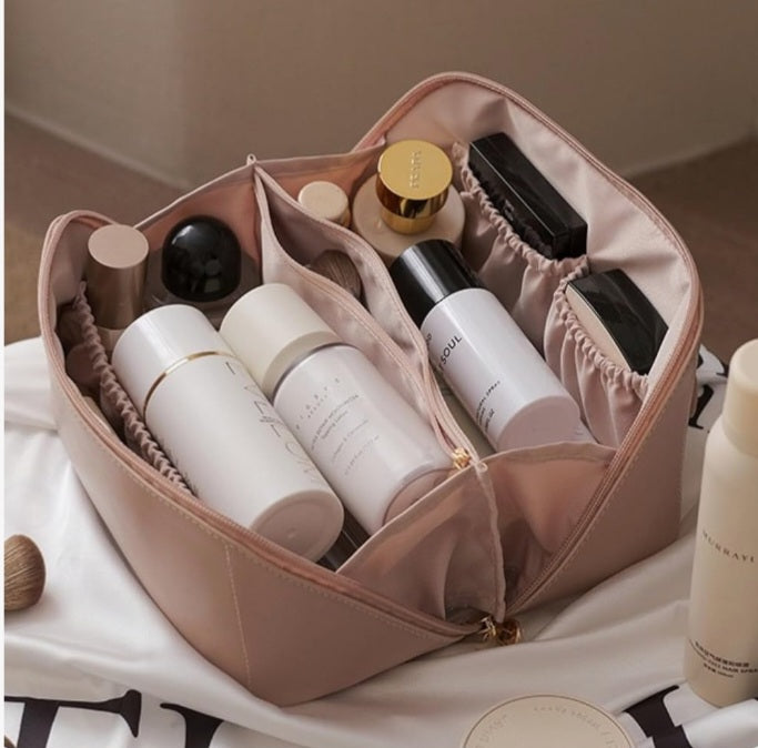 Leather Makeup Pouch