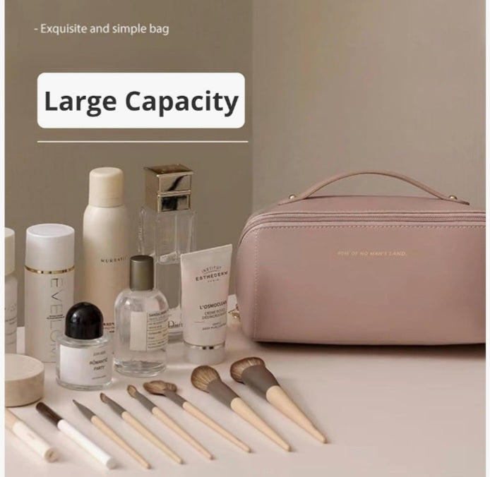 Leather Makeup Pouch