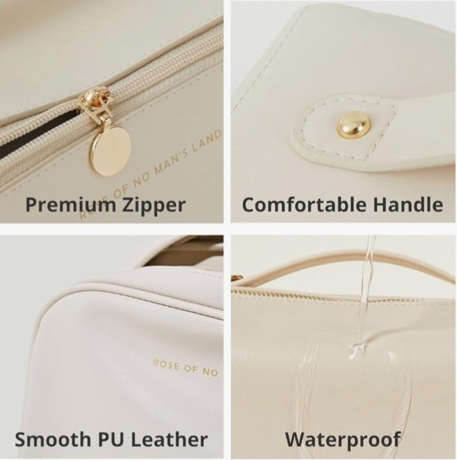 Leather Makeup Pouch